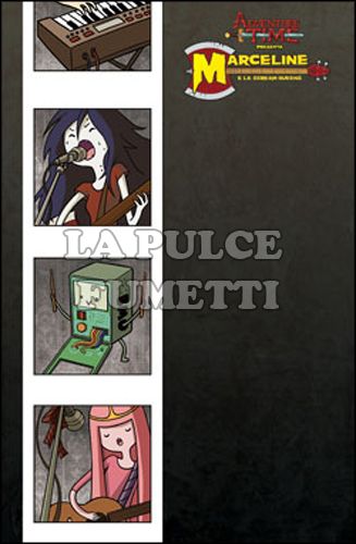 GRANDI AVVENTURE PANINI #     4 - ADVENTURE TIME - MARCELINE & LE SCREAM QUEENS 1 - EDIZIONE VARIANT ARDESIA